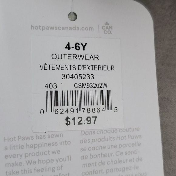 Hot paws winter gloves kids 4-6Y buy 1 take 1 - Picture 5 of 5